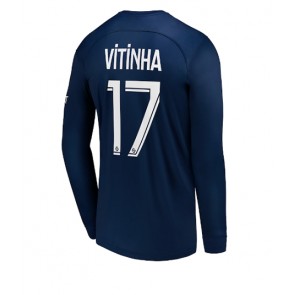 Paris Saint-Germain Vitinha Ferreira #17 Hemmatröja 2022-23 Långa ärmar